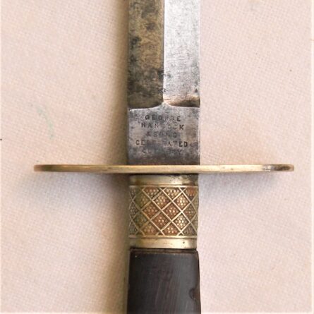 Sheffield-made garter dagger George Hancock