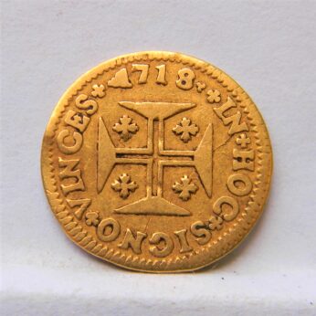 Portugal 1718 gold 1000 Reis