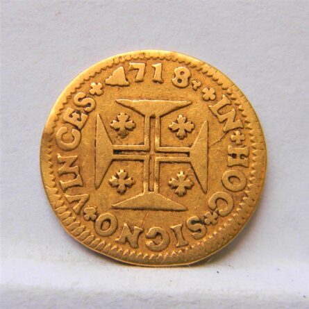 Portugal 1718 gold 1000 Reis