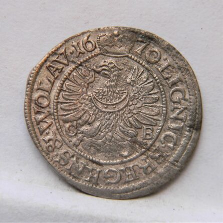 Silesia Liegnitz-Brieg German States 1670 silver 3 Kreuzer