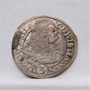 Silesia Liegnitz-Brieg German States 1670 silver 3 Kreuzer