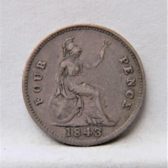 Great Britain 1843 silver 4 Pence