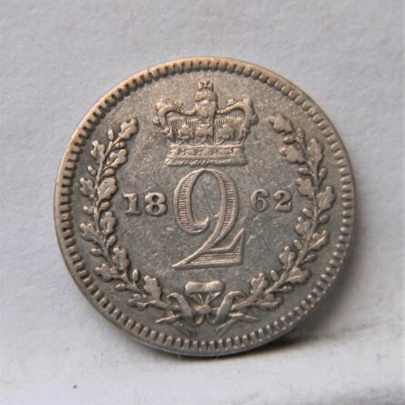 Great Britain 1862 silver 2 Pence Maundy money