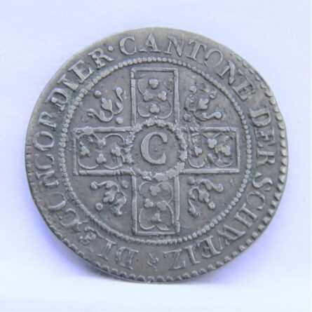 Swiss Cantons BERN 1826 silver 5 Rappen