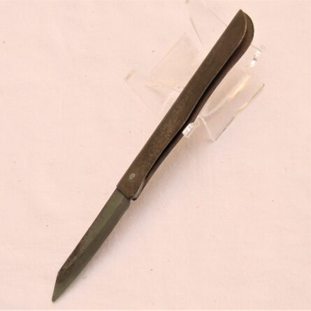 Japan WW2 era Japanese military utility knife / pocket folder; scarce type - Image 11