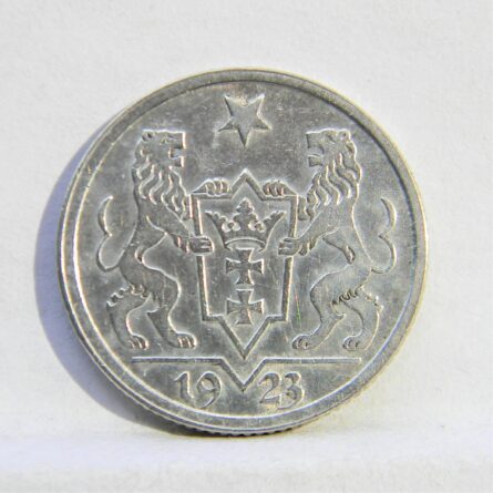 Poland Danzig 1923 silver Gulden