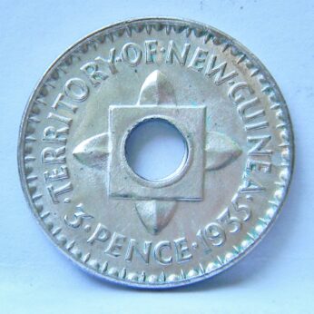 British New Guinea 1935 Threepence