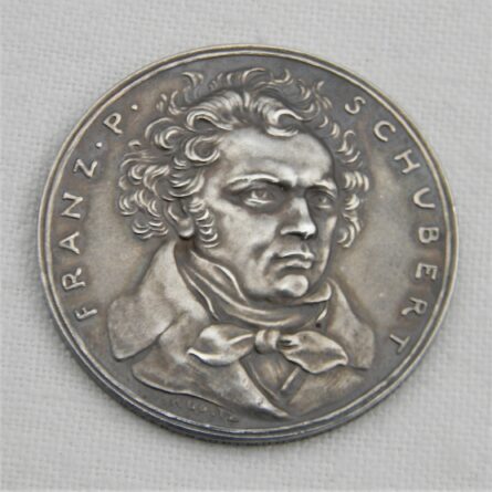 Germany Karl Goetz 1928 Franz Schubert silver medal