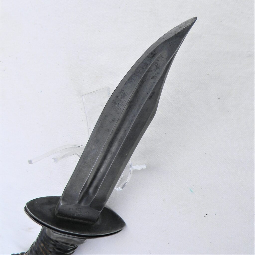 WW2 San Antonio Iron Works fighting knife; former M1913 Patton Saber