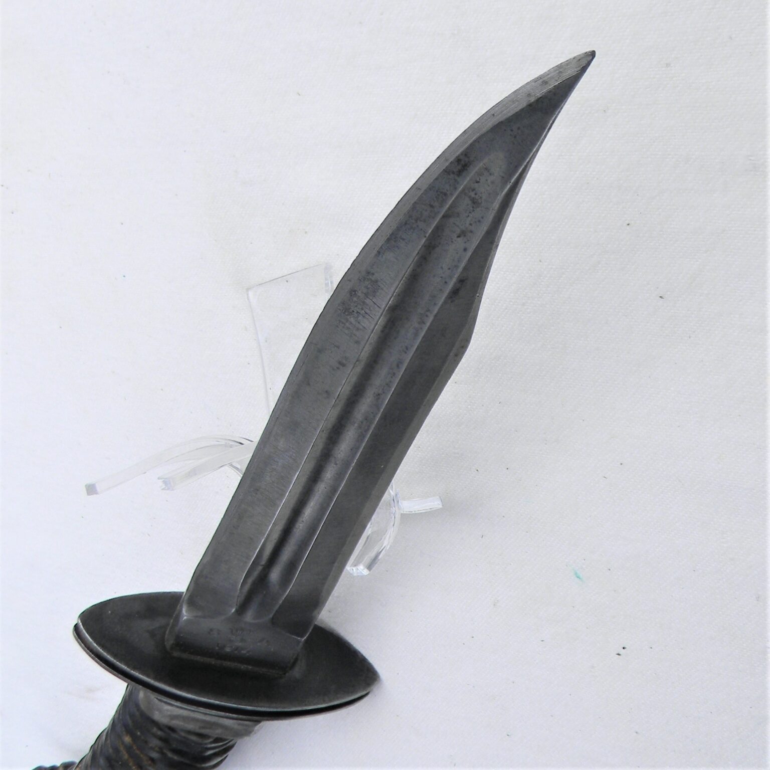 WW2 San Antonio Iron Works fighting knife; former M1913 Patton Saber