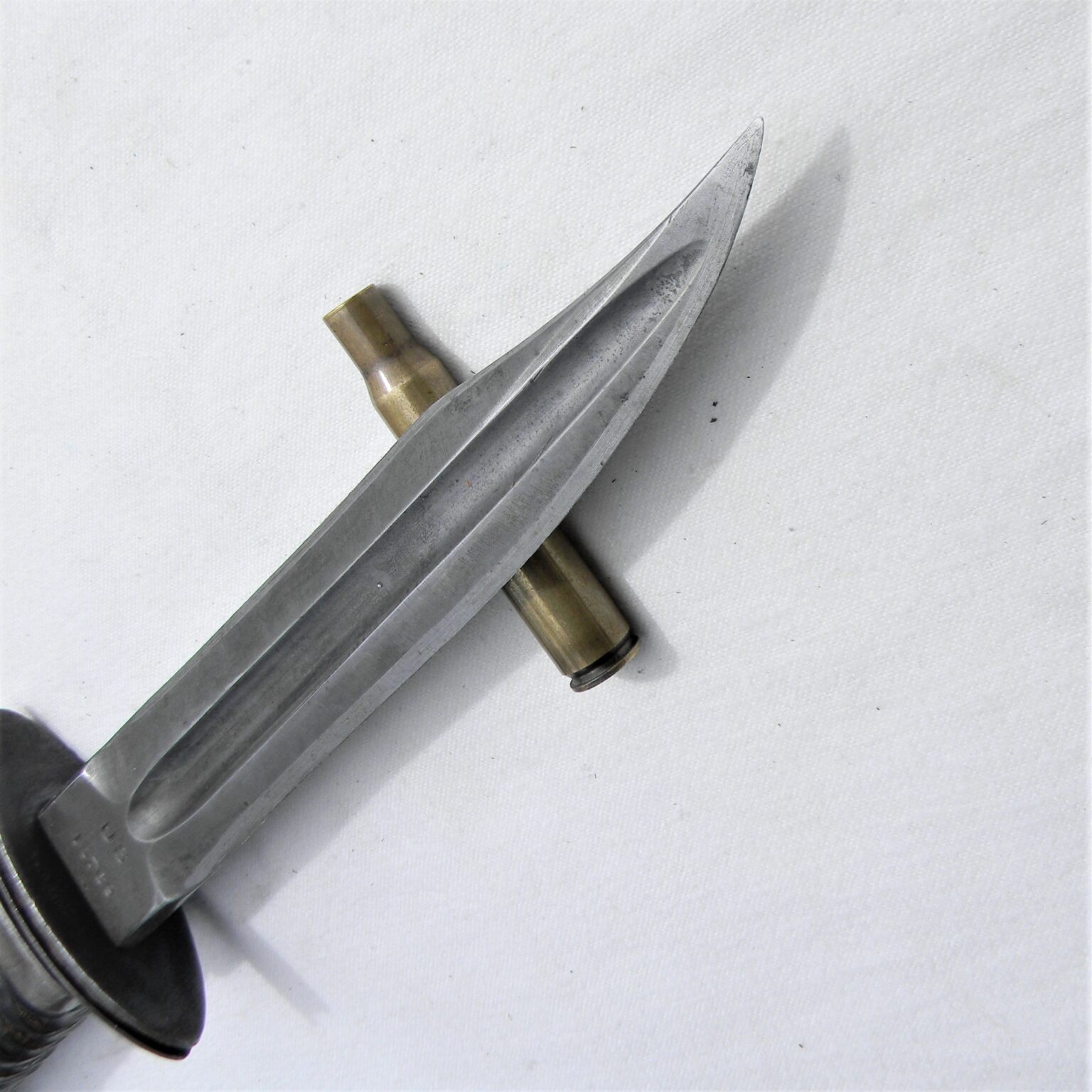 WW2 San Antonio Iron Works fighting knife; former M1913 Patton Saber