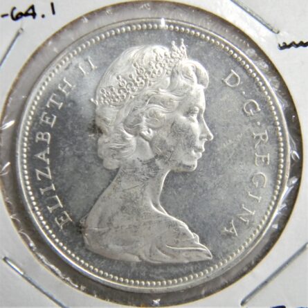 Canada 1966 silver Dollar