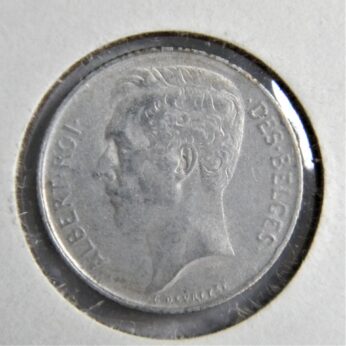 Belgium 1911 silver 50 Centimes
