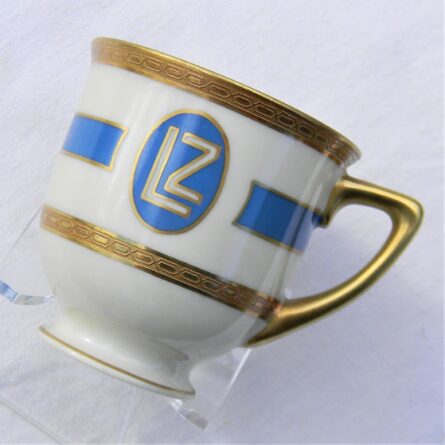 Airship Graf Zeppelin porcelain coffee cup