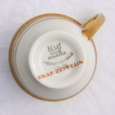 Airship Graf Zeppelin porcelain coffee cup