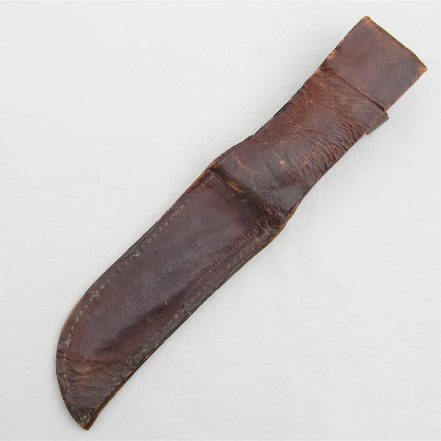 WW2 CASE 3376Q Quartermaster Knife, original leather scabbard