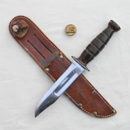 WW2 KA-BAR Polished Commando fighting knife