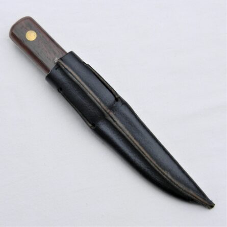 Great Britain Cold War era NATO-issue 1988 ROYAL NAVY DECK KNIFE, original leather sheath; great condition - Image 3