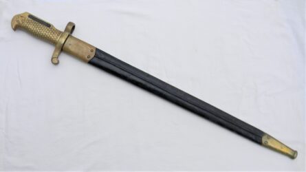 US NAVY Ames M1870 Remington Navy Rifle "sword bayonet" in excellent condition; intact original scabbard - Image 2