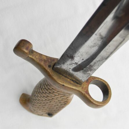 US NAVY Ames M1870 Remington Navy Rifle "sword bayonet" in excellent condition; intact original scabbard - Image 11