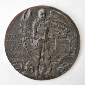 Karl Goetz 1910 Count Helmuth Von Moltke bronze medal