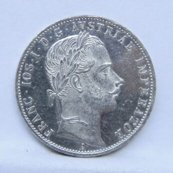 Austria 1862A silver Florin Proof