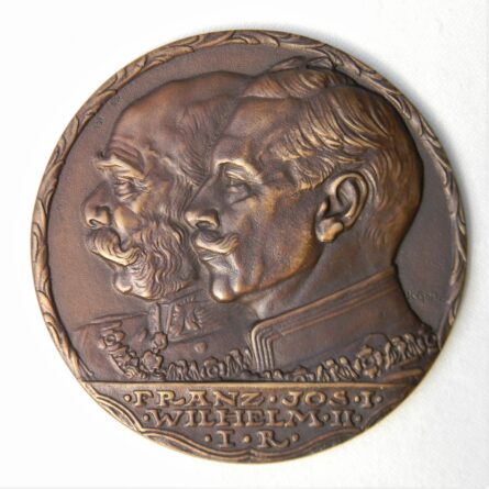 Germany Karl Goetz 1914 bronze WW1 alliance medal