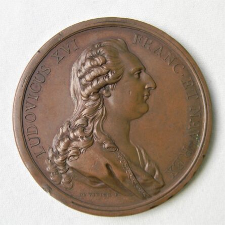 France Louis XVI Marie Antoinette 1774-1793 bronze medal