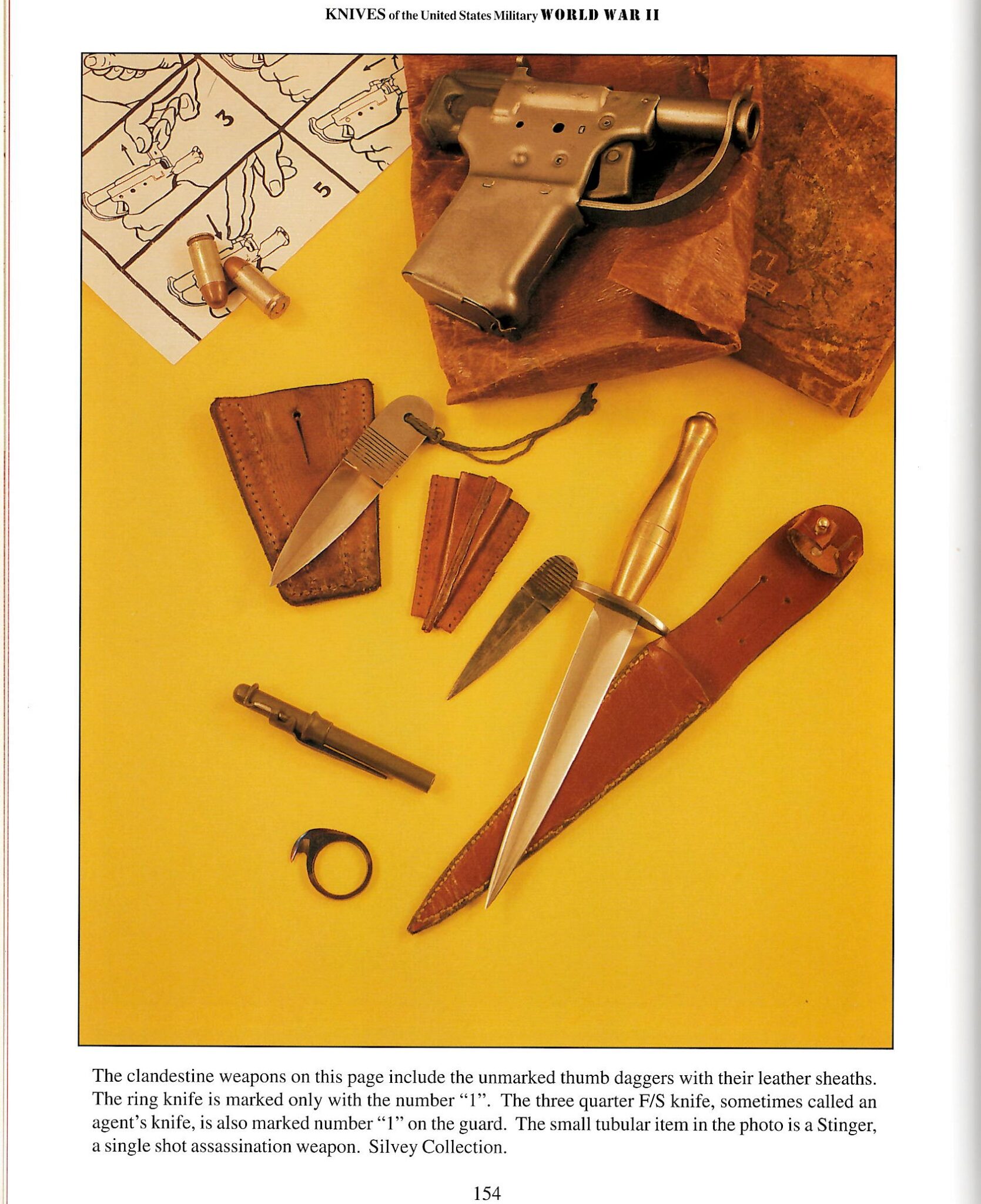 HG Long Sheffield clandestine sleeve dagger, original sheath