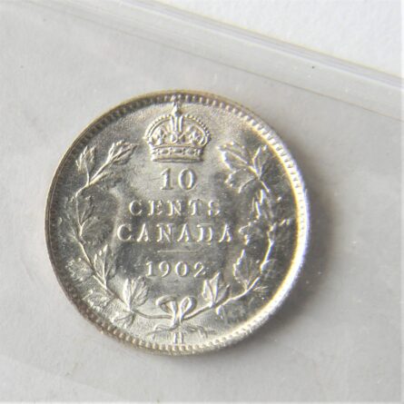Canada 1902H silver 10 Cents