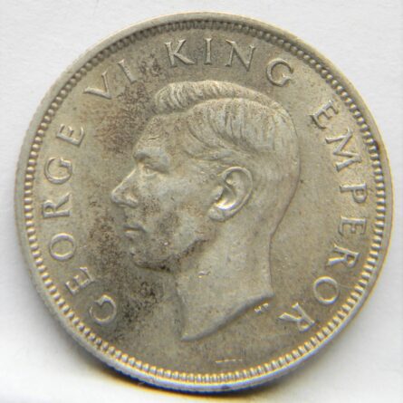 New Zealand 1941 silver Florin