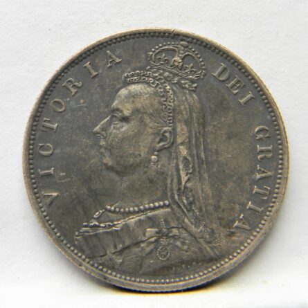 United Kingdom 1887 silver Halfcrown