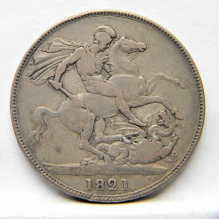 United Kingdom 1821 silver Crown