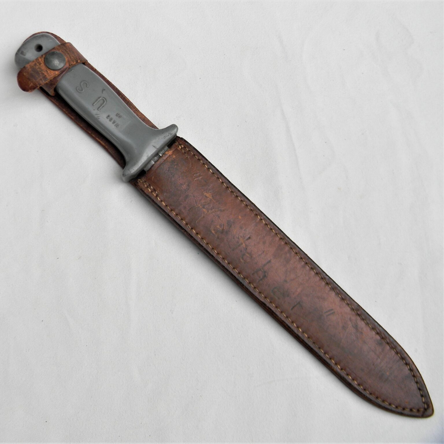 USA WW2 Anderson fighting knife made from WW1 M1913 saber