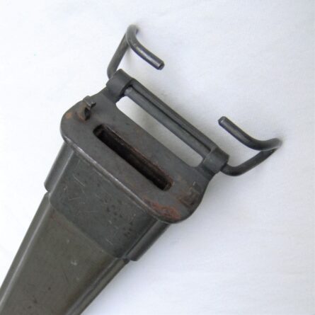 WW1 era RIA 16-in blade M1905 bayonet dated 1912, WW2 era issue composition scabbard; excellent unused condition -rare as such - Image 12