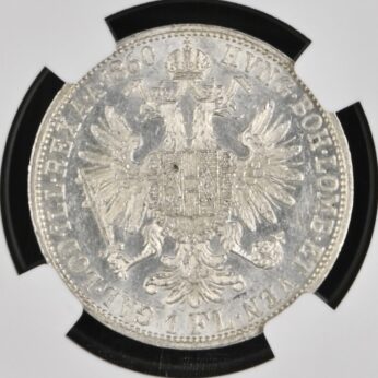 Austria 1860A silver Florin