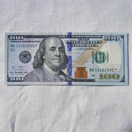 USA 2013 100-dollar birthday note