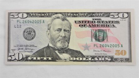 USA 2017 50-dollar birthday note