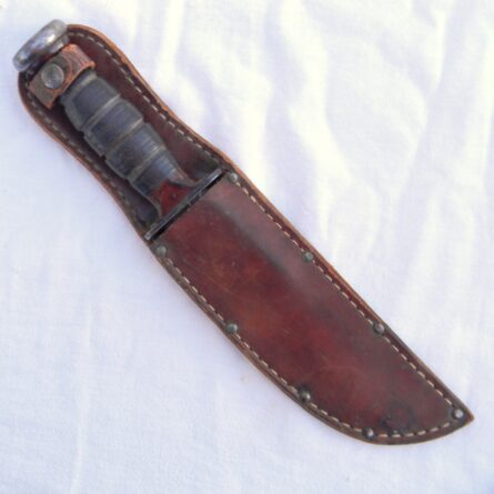 WW2 KA-BAR Parkerized Commando fighting knife