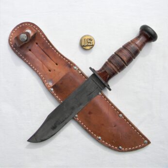 WW2 KA-BAR Parkerized Commando fighting knife