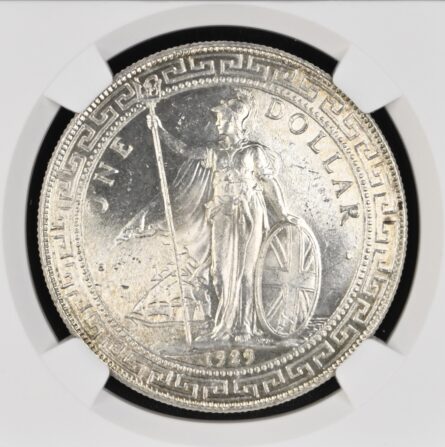 British 1929B silver Trade Dollar