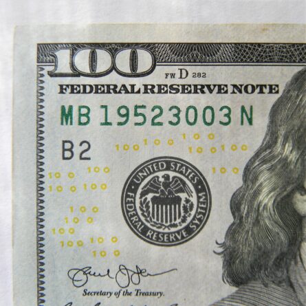 USA 2013 100-dollar birthday note