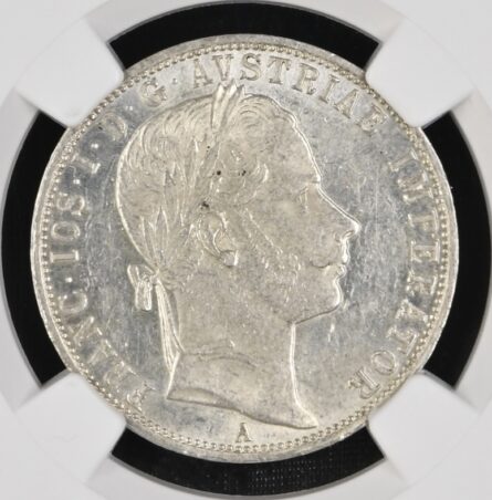 Austria 1860A silver Florin