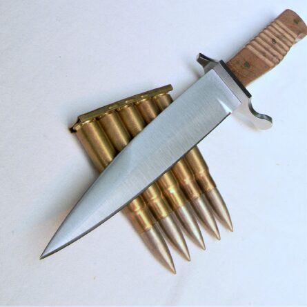 Boker Germany trench knife - modern version of German WW1 era Kampfmesser fighting dagger. NIB original sheath, papers - Image 12