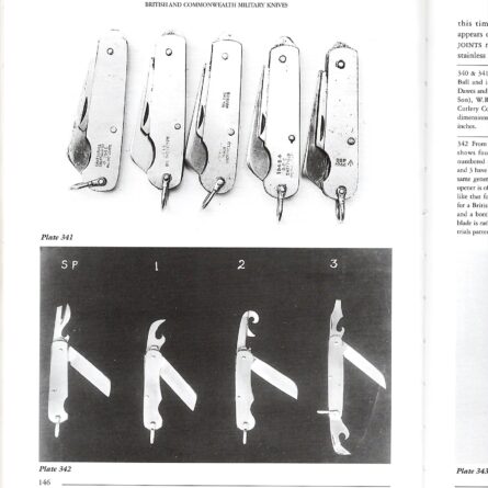 British WW2 clasp knives