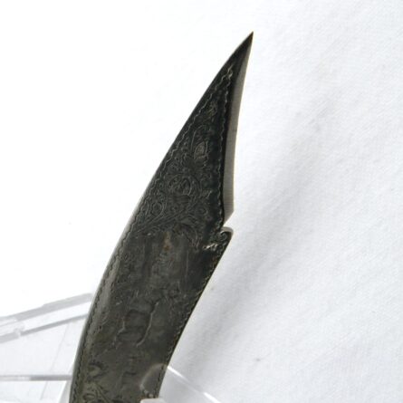 USA WW2 era unique trench art letter opener made from shell fragment; engraved Major Roy W. Lonsinger, 1945 - Image 8