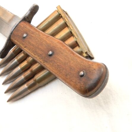 GERMANY WW2 era Luftwaffe boot knife LUFTWAFFEN-KAMPFMESSER fighting dagger, original metal scabbard - Image 8