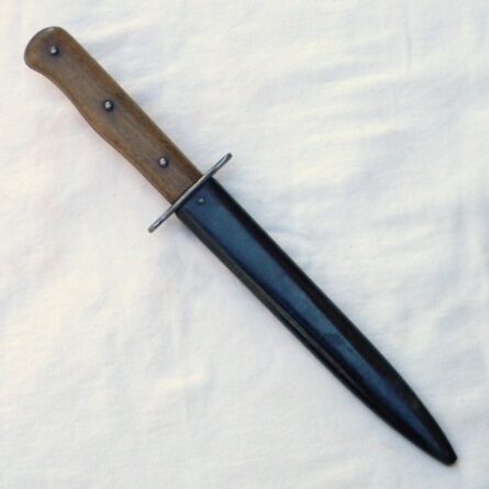 GERMANY WW2 era Luftwaffe boot knife LUFTWAFFEN-KAMPFMESSER fighting dagger, original metal scabbard - Image 14