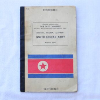 North Korean Army equipment book