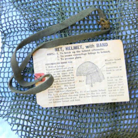 WW2 US M44 helmet net